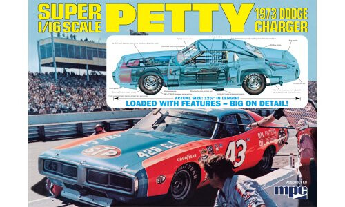 MPC Models Richard Petty 1973 Dodge Charger MPC938