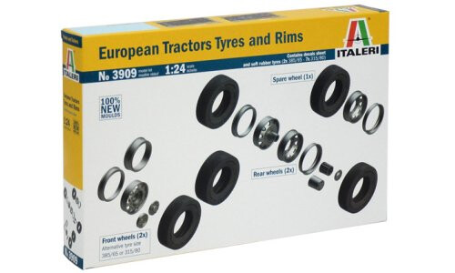 Italeri EUROPEAN TRACTORS TYRES and RIMS 3909