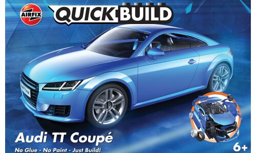 Airfix QUICKBUILD Audi TT Coupe - Blue J6054