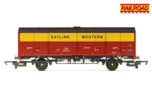 Hornby RailRoad Satlink Western, 45t ZRA Closed Van, KDC201003 - Era 8 R60229