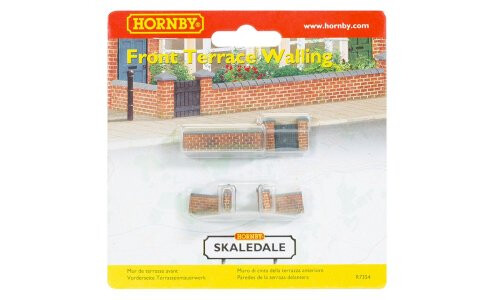 Hornby Front and Left Hand Victorian Terrace House Garden Wall R7354