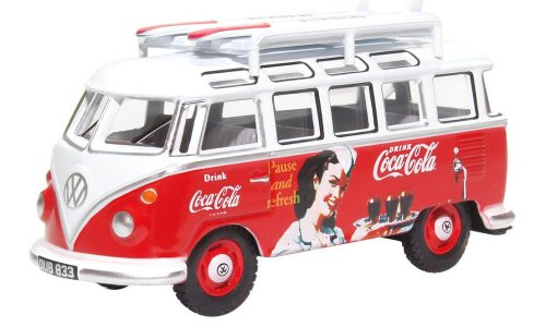 Oxford VW T1 Bus & Surfboards-Coca Cola 76VWS008CC