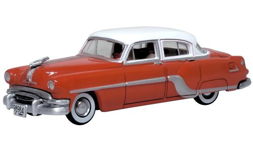 Oxford Coral Red/Winter White Pontiac Chieftan 4 Door 1954 87PC54004