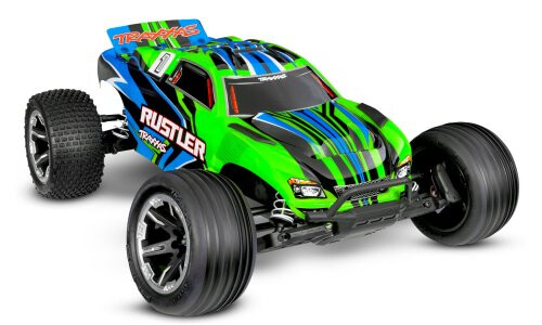 Traxxas 1/10 Rustler 2WD Stadium Truck Green Edition 37254-8GRN