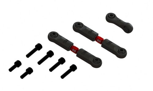 Arrma Aluminum Adjustable Steering Links Set B (2): GROM ARA340217