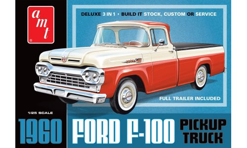 AMT Models 1960 Ford F-100 With Trailer AMT1407