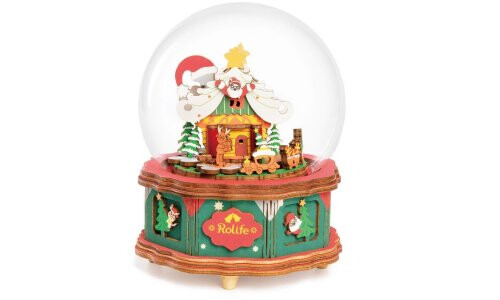 Robotime DIY Music Box Christmas Town ROBAM46