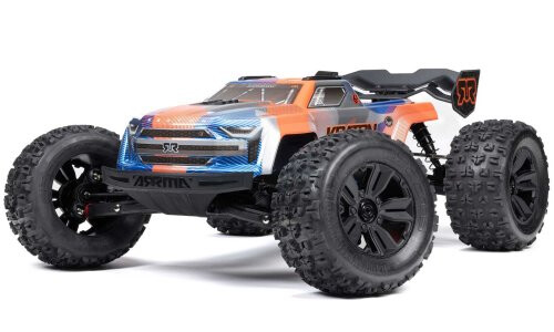 Arrma Kraton V6 BLX 6S Brushless Monster Truck Orange/Blue ARA8608V6T1