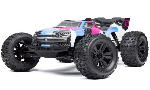 Arrma Kraton 6S BLX 4X4 1/8 Speed Monster Truck Pink/Blue ARA8608V6T2