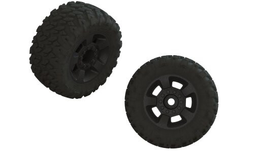 Arrma dBoots RAGNAROK Pre-mounted Tire Set 2pc ARA550109