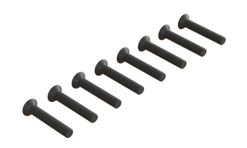 Arrma M3x18mm Flat Head Screw 10pcs ARA722318