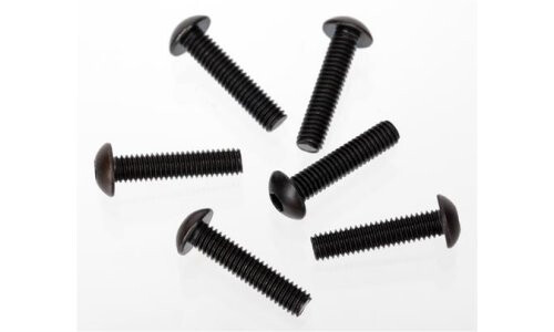 Traxxas 4x18mm Button-Head Machine Screws 6 Pcs 3929