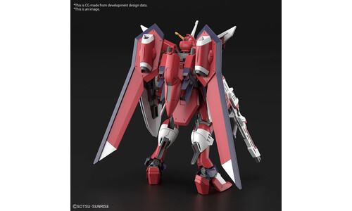 Bandai HG 1/144 Immortal Justice Gundam 5066285 Back