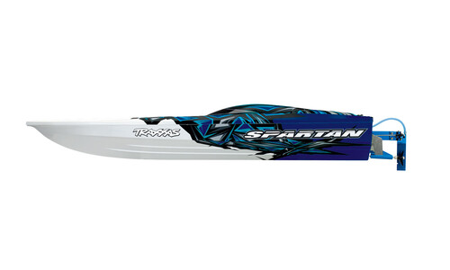 Traxxas Spartan: Brushless Race Boat
blue side