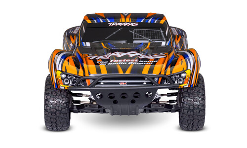 Traxxas Slash BL-2S 2WD RC Truck, Orange 58134-4 Front