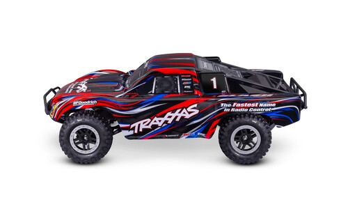 Traxxas Slash 2WD BL-2S HD - Red 58134-4 Side