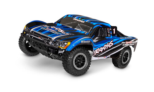 Traxxas Slash HD XL-5 Short Course Truck Blue Edition 58234-8BLUE Front-Left