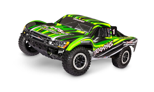 Traxxas Slash 2wd Brushed Short Course Truck Green Edition 58234-8GRN Front-Left