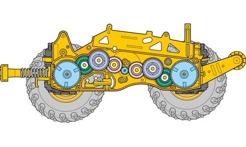 Tamiya 58622 RC Heavy Dump Truck Gf01