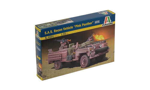 Italeri S.A.S. Recon Vehicle Plastic Model Kit 6501S