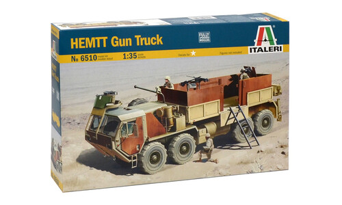 Italeri HEMTT Gun Truck Plastic Model Kit 6510S