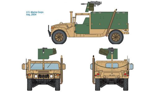 Italeri M998A1 Plastic Model Kit 6511S