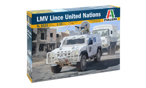 Italeri Lmv Lince United Nations Plastic Model Kit 6535S