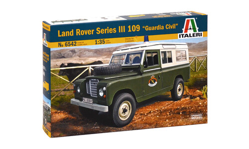 Italeri LAND ROVER SERIES III 109 "Guardia Civil" Plastic Model Kit 6542S