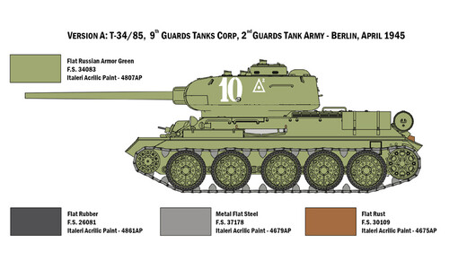 Italeri T34-85 Zavod 183 Mod. 1944 6545 v4