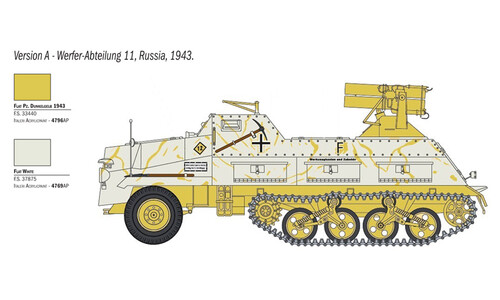 Italeri 1/35 15 cm PANZERWERFER 42 AUF SD.KFZ. 4/1