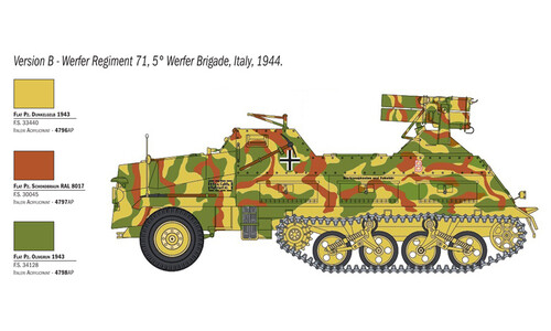 PANZERWERFER 42 AUF SD.KFZ.