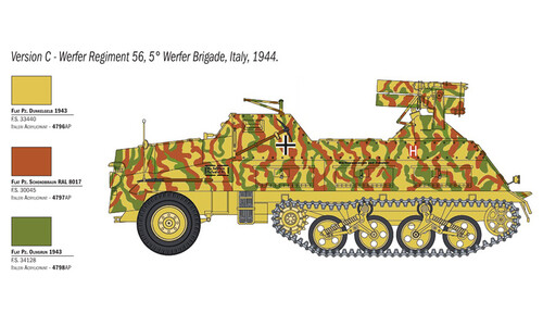 PANZERWERFER 42 AUF SD.KFZ. 4/1