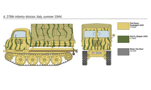 1/35 Italeri Steyr RSO/01 With German Soldiers