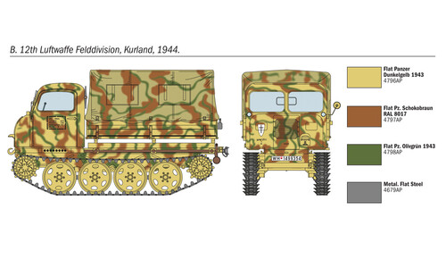 Italeri 1/35 Steyr RSO/01 With German Soldiers