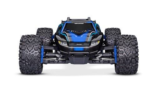 Traxxas Rustler 4X4 Bl-2S Stadium Truck - Blue 67164-4 Front