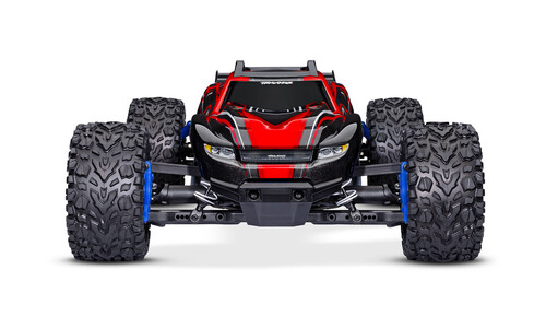 Traxxas Rustler 4X4 BL-2s 1/10 4WD Stadium Truck - Red 67164-4RED Front