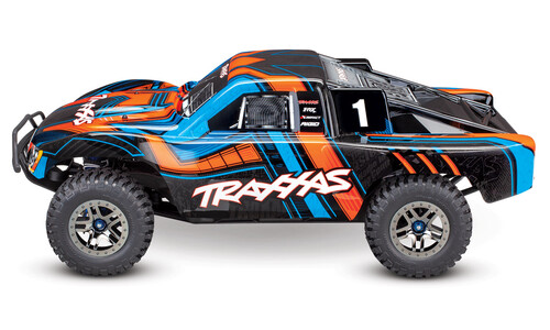 Traxxas Slash 4X4 Ultimate Orange side