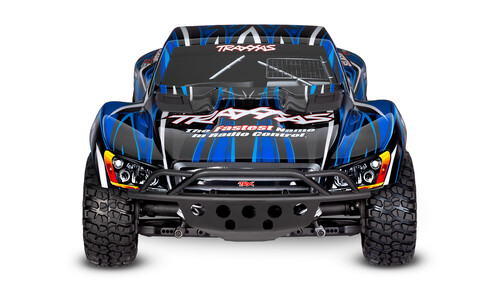 Traxxas Slash 4X4 VXL Short Course Truck - Blue 68386-4BLUE Front