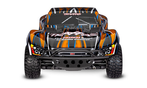 Traxxas Slash 4x4 VXL HD RC Truck - Orange 68386-4 Front