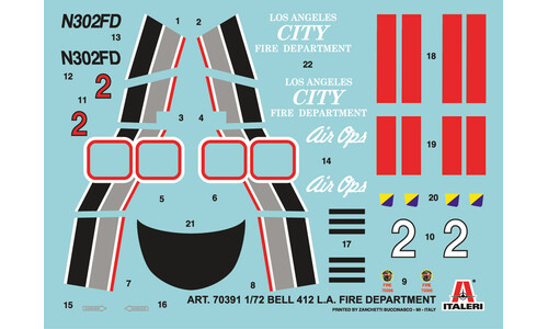 BELL 412 Los Angeles City Fire Dep