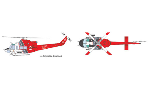 Italeri BELL 412 Los Angeles City Fire Dep