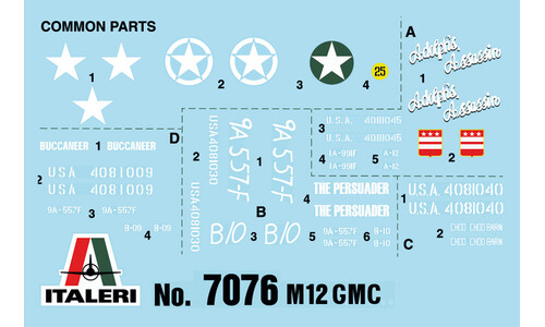 Italeri M12 Gun Motor Carriage