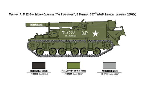 Italeri M12 Gun Motor Carriage 7076S V4
