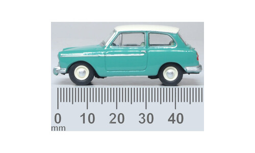 Oxford Austin A40 Mkii Fern Green/Snowberry White 76AA008 Side