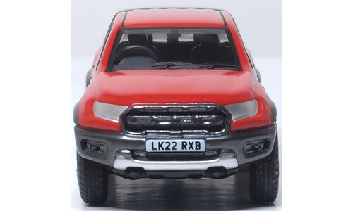 Oxford Ford Ranger Raptor Race Red 76FR002 Front