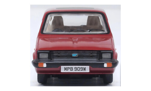 Oxford Austin Mini Metro Emberglow (Princess Diana) 76MET001 Front