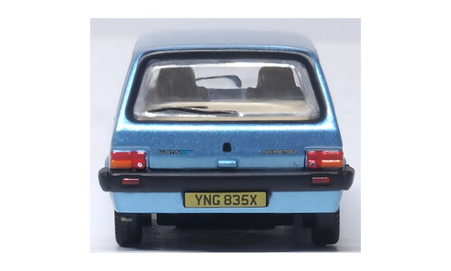 Oxford Austin Mini Metro Denim Blue Metallic 76MET002 Rear