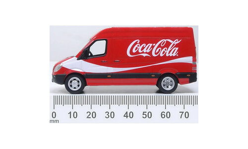 Oxford Mercedes Sprinter Coca Cola 76MSV007CC Side