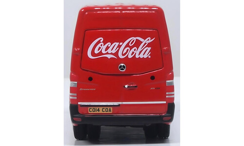 Oxford Mercedes Sprinter Coca Cola 76MSV007CC Rear