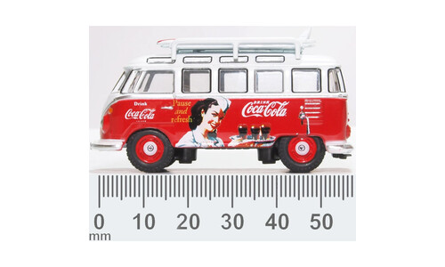 Oxford VW T1 Bus & Surfboards-Coca Cola 76VWS008CC Side